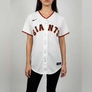 Nike Women’s San Francisco Giants Button Up Jersey Retired 27 Sz XL